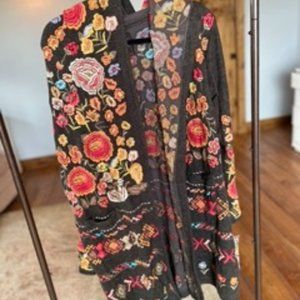 Johnny Was Floral Duster Size L